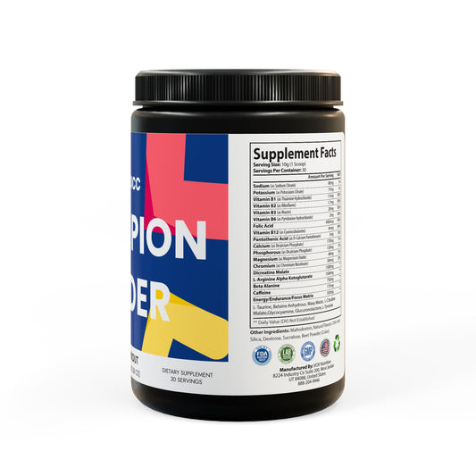 MEDDICC Champion Builder - Pre-Workout Supplement, Watermelon (300g, 10.58oz)