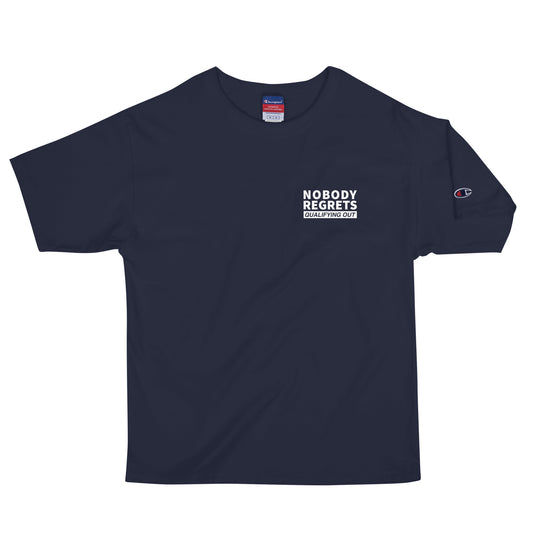MEDDICC x Champion Men's Champion Nobody Regrets Qualifying Out T-Shirt