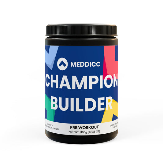 MEDDICC Champion Builder - Pre-Workout Supplement, Watermelon (300g, 10.58oz)