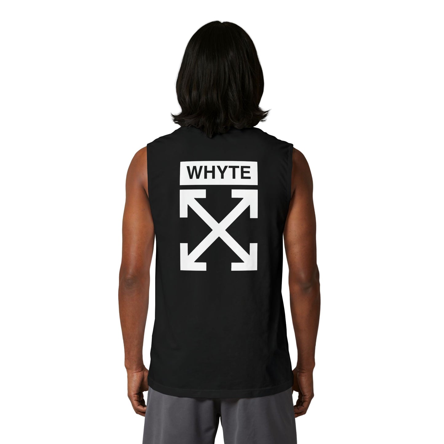 Whyte Arrow Muscle Tank — Graphic Sleeveless Streetwear