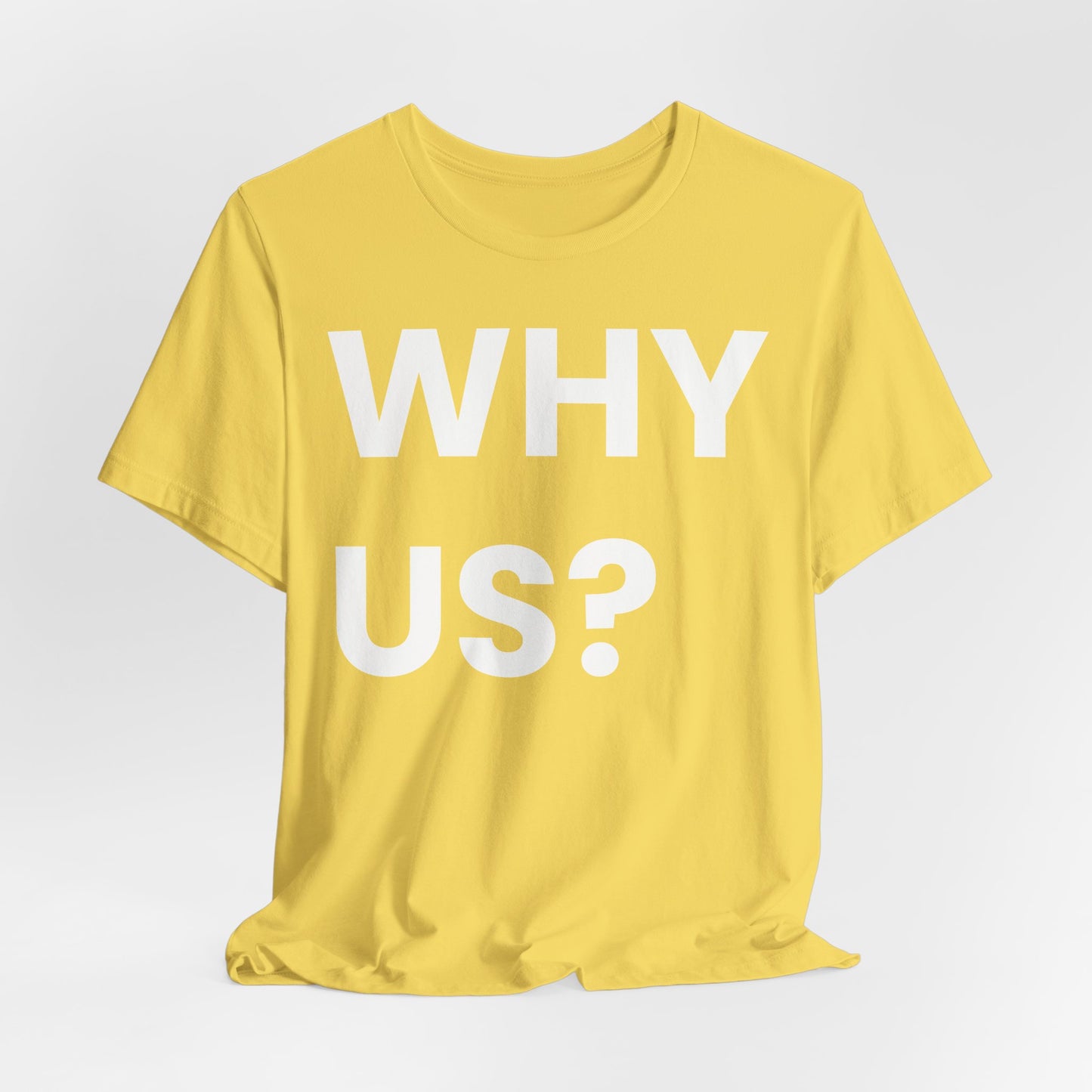White Crewneck T‑Shirt — Classic Unisex Jersey Tee