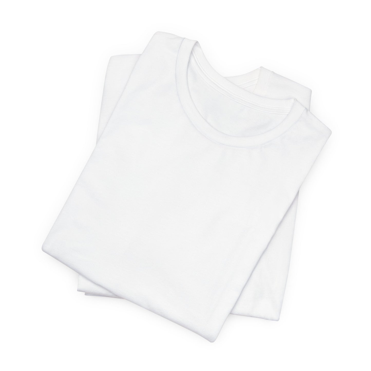 White Crewneck T‑Shirt — Classic Unisex Jersey Tee