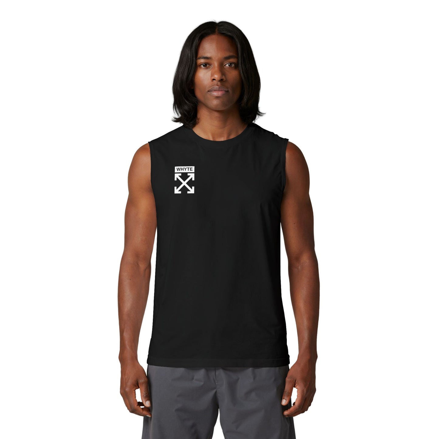 Whyte Arrow Muscle Tank — Graphic Sleeveless Streetwear