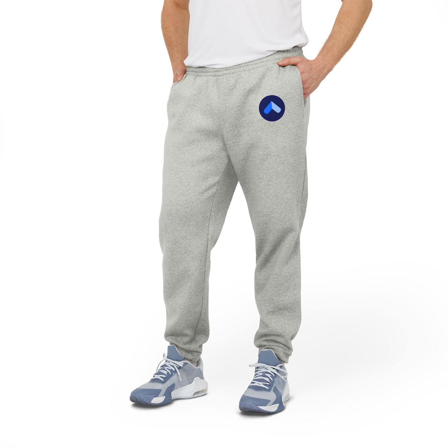 Fleece Joggers — Cozy Athletic Sweatpants with Subtle Logo