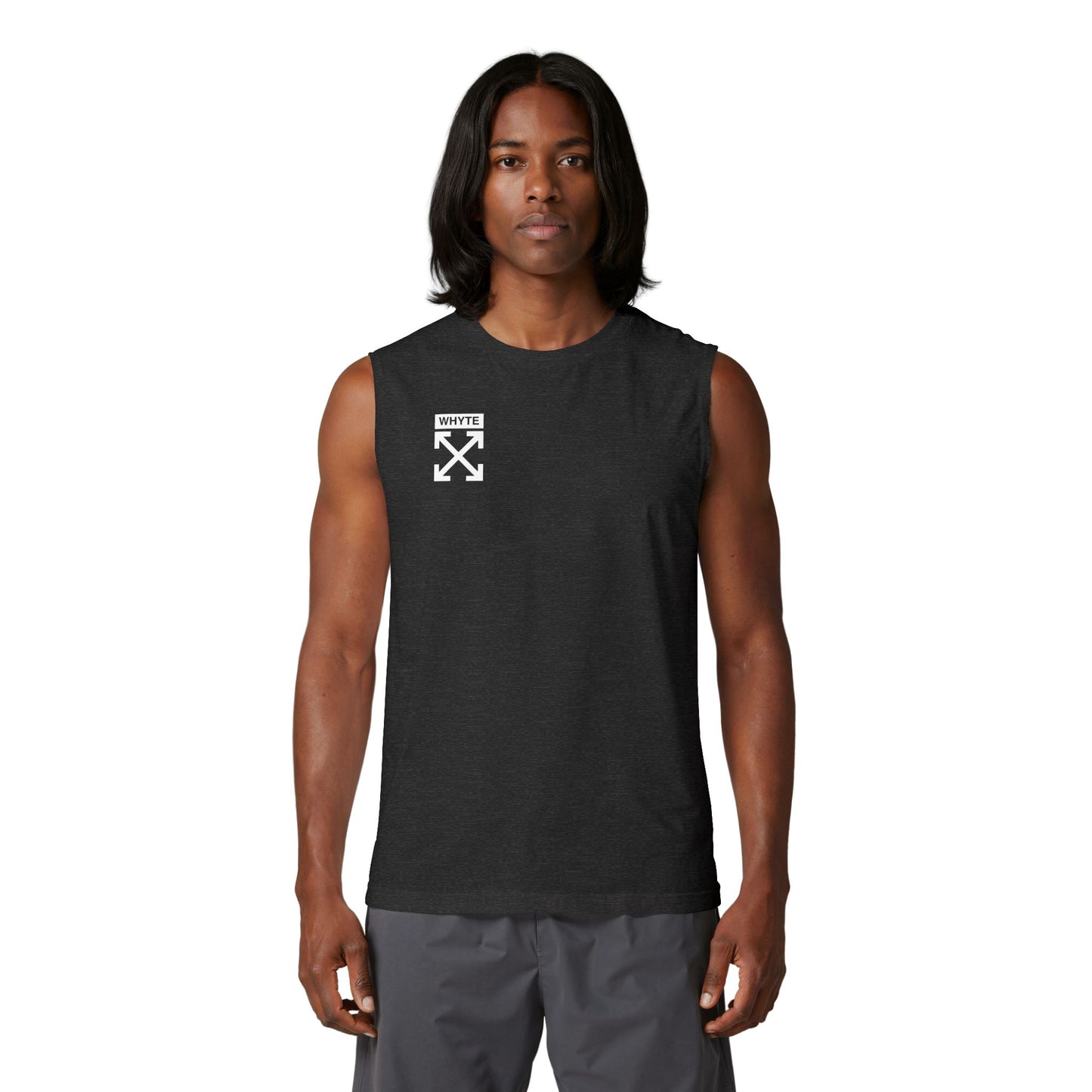 Whyte Arrow Muscle Tank — Graphic Sleeveless Streetwear